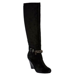 BCBGeneration Wedge Knee High Suede Boots
